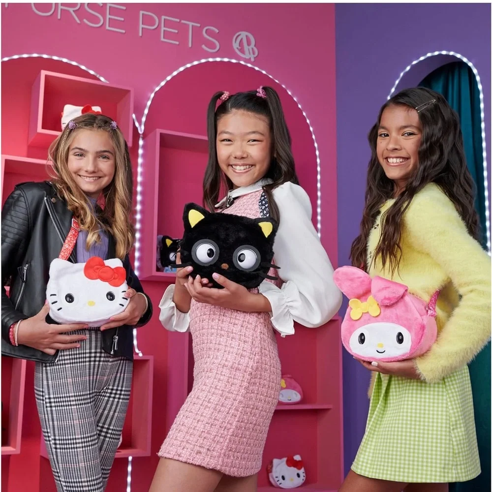 Sanrio Hello Kitty Interactive Pet Toy & Crossbody Purse, Over 30 Sounds
